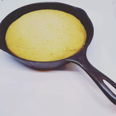 White chili and corn bread. Initially got out a lodge corn bread pan but  decided I couldnt resist using matching dutch ovens lol : r/castiron