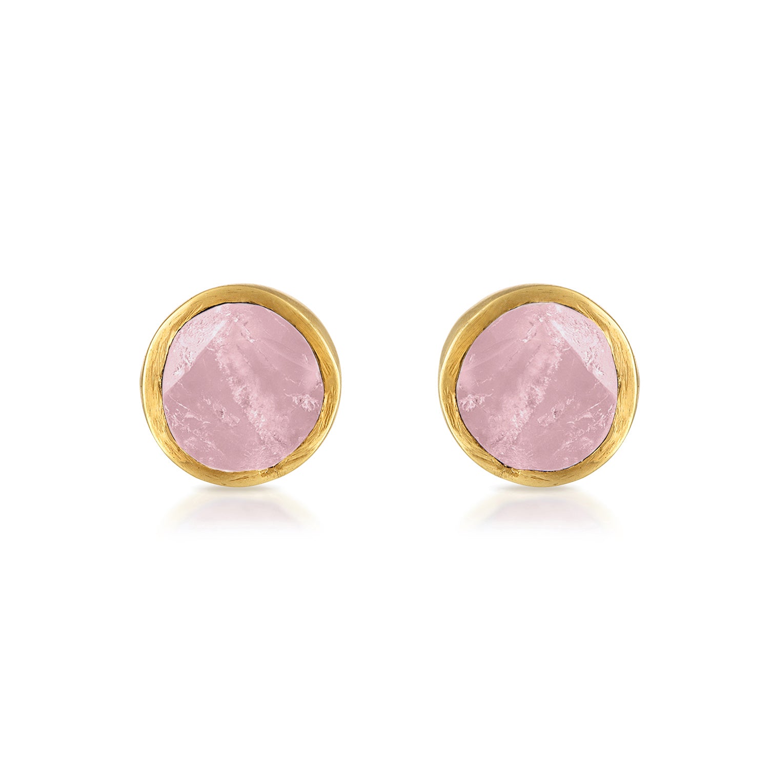 Buy Rose Quartz with Grey Pearls Stud Earrings for Women Online at Ajnaa  Jewels |391502