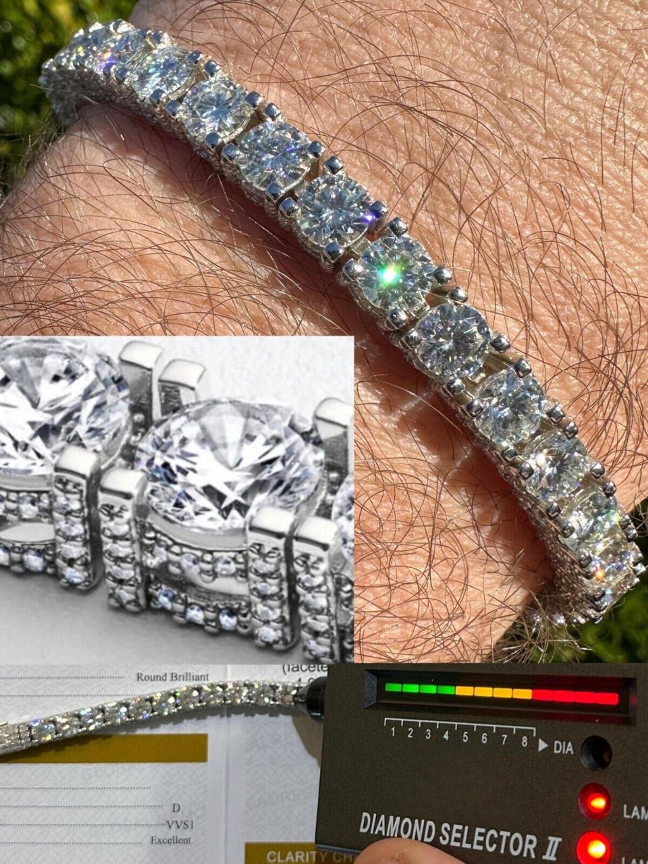 Hip Hop Iced Out 3/4/5mm Crystal Tennis Bracelet for Men Homme Trendy Punk  Zirconia Men's Chain on The Hand Streetwear Jewelry - AliExpress