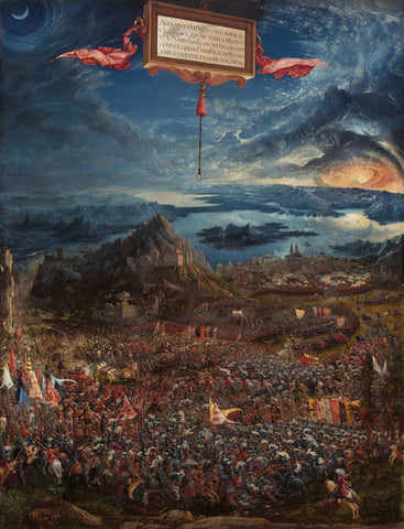 Painting of the Battle of Alexander at Issus, by Albrecht Altdorfer (ca. 1529)