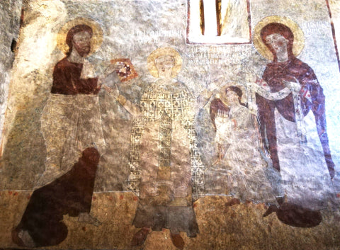 Fresco of St. Nicholas in Dadivank monastery. © Jona Lendering