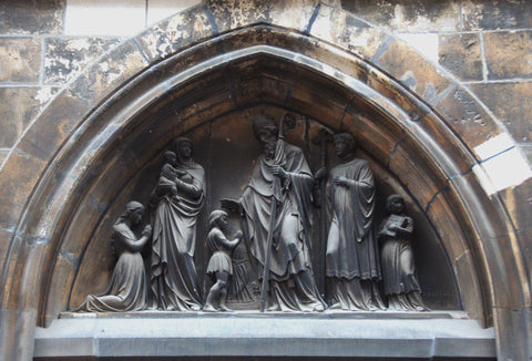 Relief of St. Nicholas in Aachen © Jona Lendering