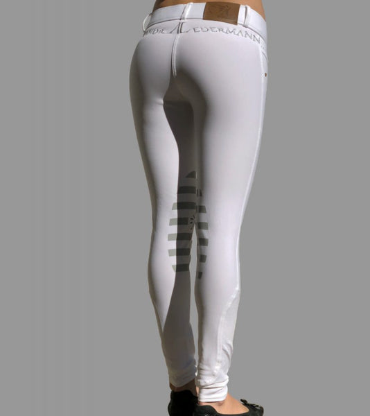 pantalon equitation grip blanc al ibi dos alexandra ledermann sportswear al sportswear