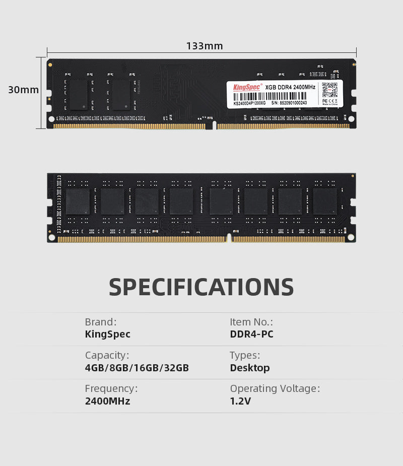 DDR4 RAM for PC - KingSpec