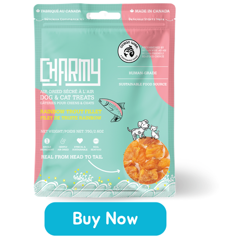 Charmy Air-Dried Rainbow Trout Fillet Dog & Cat Treat