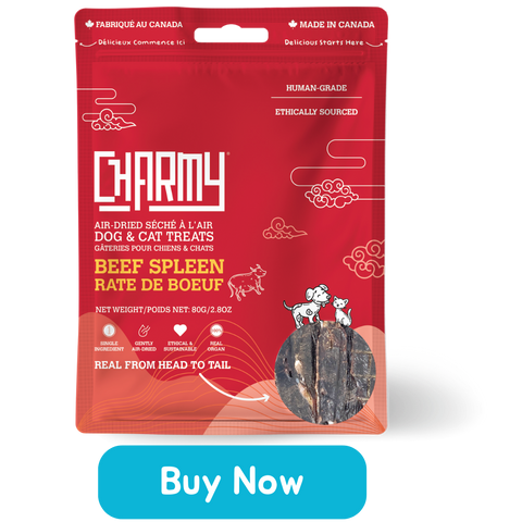 Charmy Air-Dried Beef Spleen Dog and Cat Treat