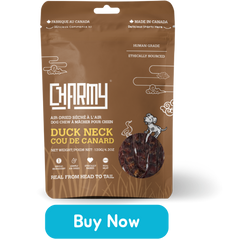 Charmy Air-Dired Duck Neck Dog Chew Treat