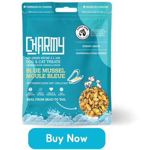 Charmy Air-Dried Blue Mussel Dog and Cat Treat