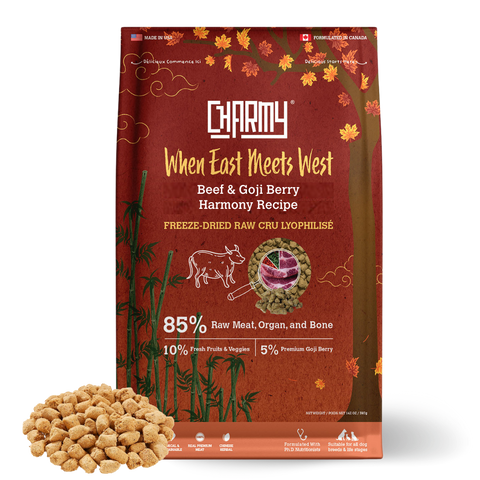 Charmy When East Meets West Freeze-Dried Raw Herbal Dog Food