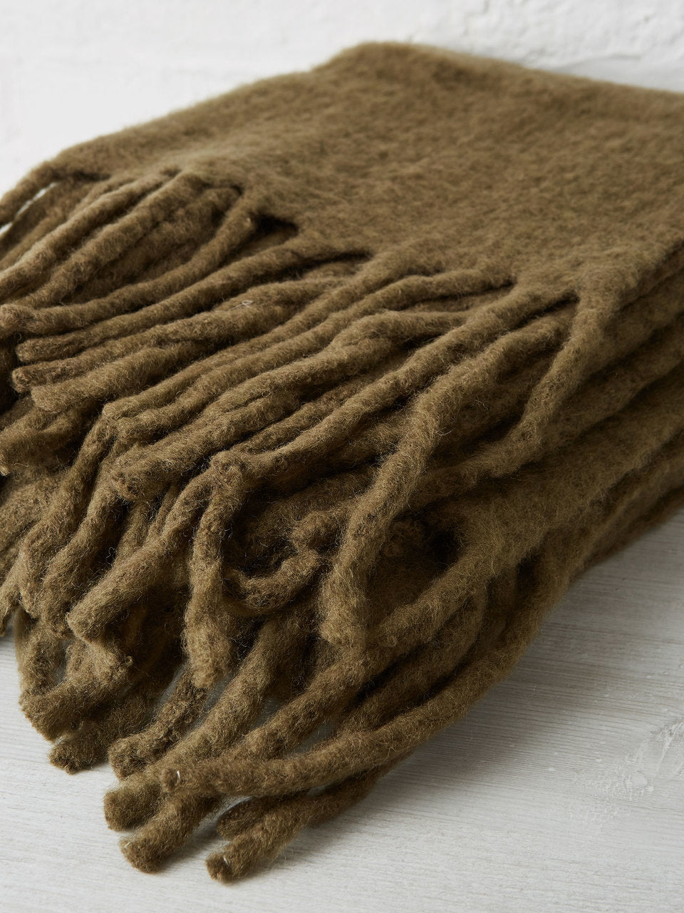 Army Mohair Throw