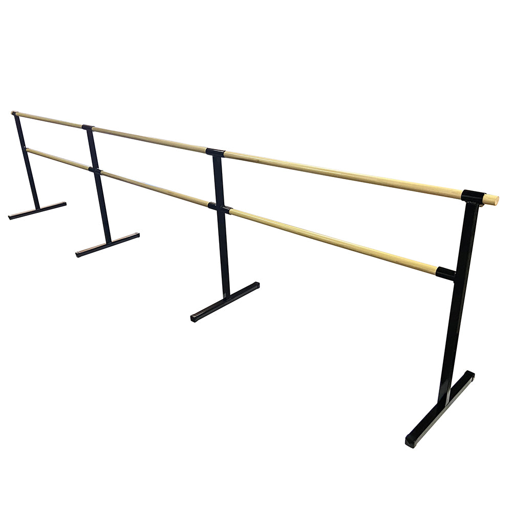 SET Double Bar Barre - Curved Legs - PINEWOOD Bar and Marley Dance