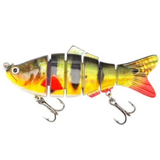 4 Perch Hard Jointed Swimbait Realistic Bait Fishing Lure