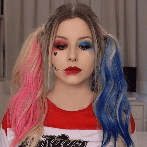 Maquilhagem Halloween: Harley Quinn