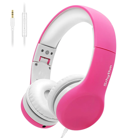 Srhythm NC10 Mini Kids Headphones, Pink color