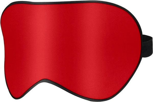 Image of Srhythm silk eye mask, Red color