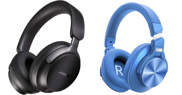 Images showing Bose QuietComfort Ultra Headphones and Srhythm