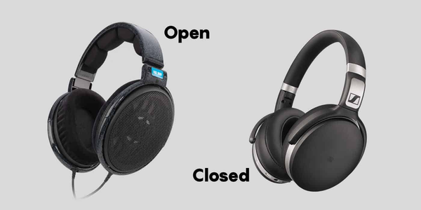 Image showing Open And Closed-back Headphones