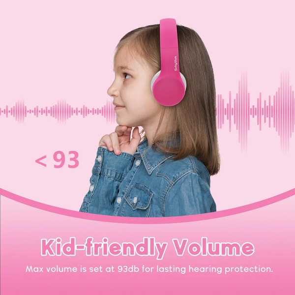 A Kid Wearing Kid’s Headphones