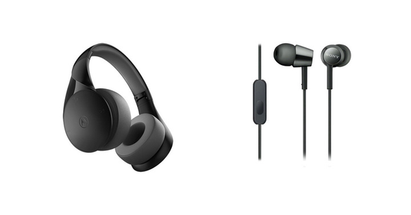 Image of Over-Ear Headphones and In-Ear Headphones