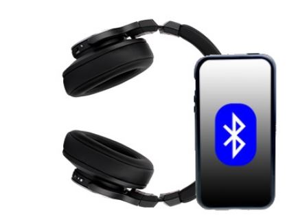 Connection of bluetooth to headphones