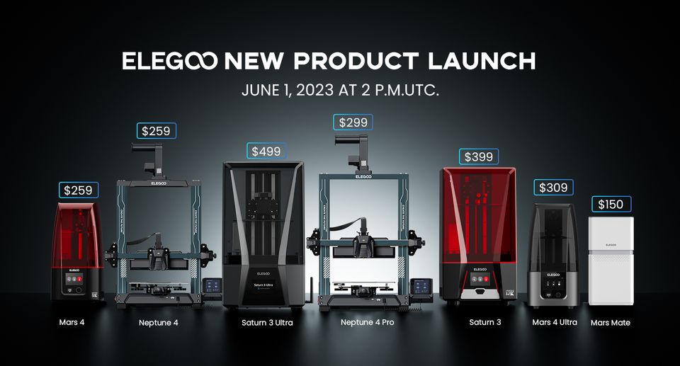 Elegoo Saturn 3 Ultra - New 12K & detailed resin 3D-printer