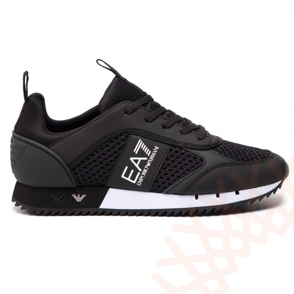 emporio armani black men's sneakers