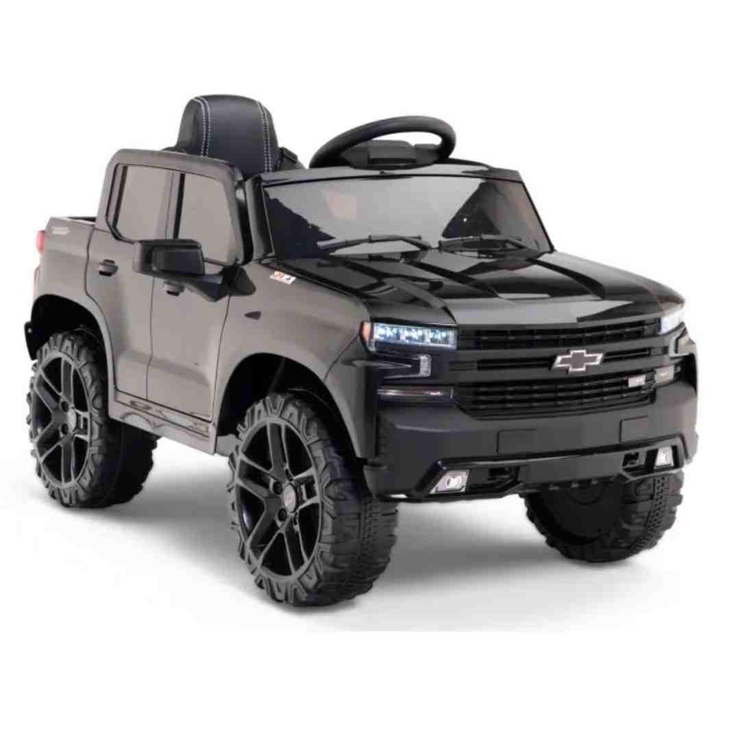 Chevrolet Silverado 12V Kids Ride On Truck with Remote Control - KidCarShop
