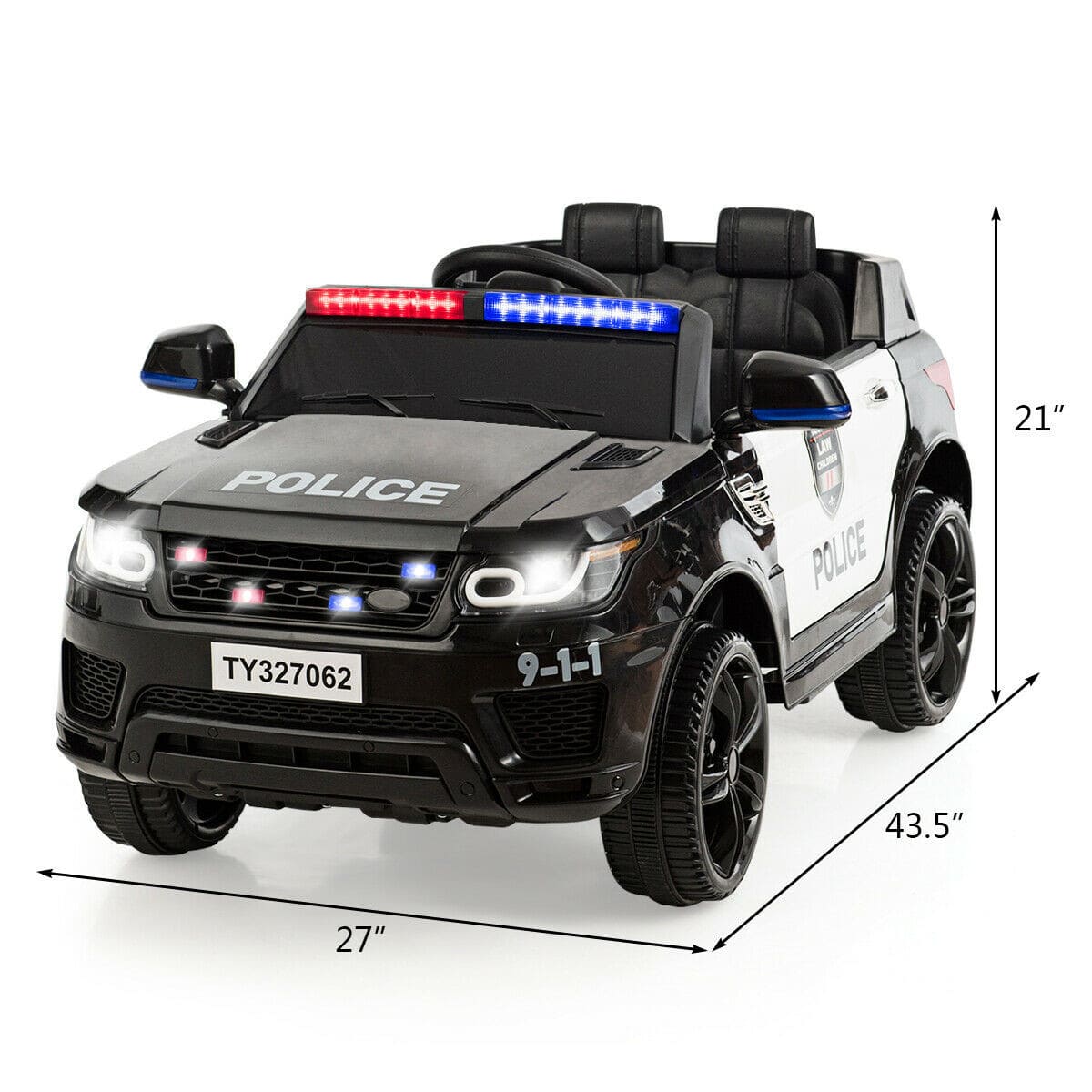 12v ride on police car