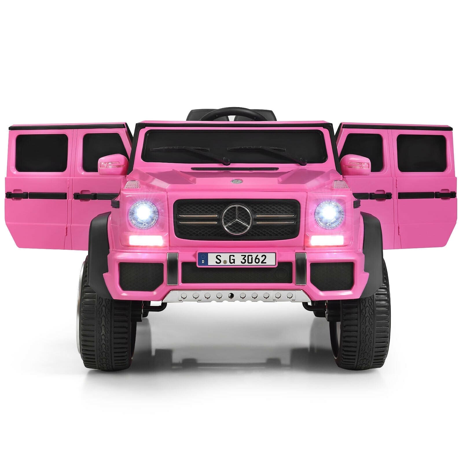 pink g wagon electric car