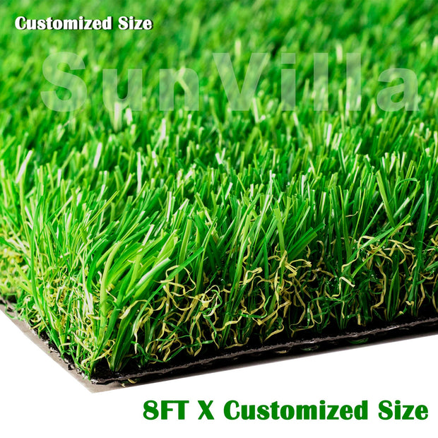 SunVilla Grass 12 FT Width by[ Custom Length ]FT Outdoor/Indoor Artifi