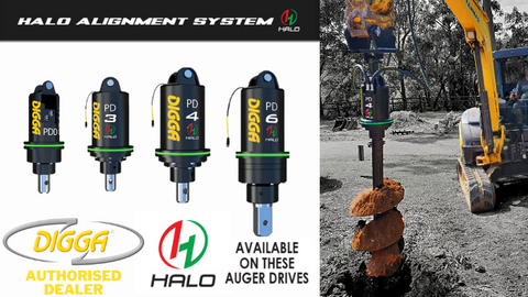 Digga Australia's HALO Auger Drive Alignment System