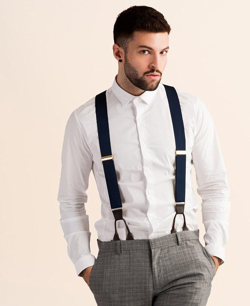 Formal Suspenders - Suit & Tuxedo Button Braces - JJ Suspenders