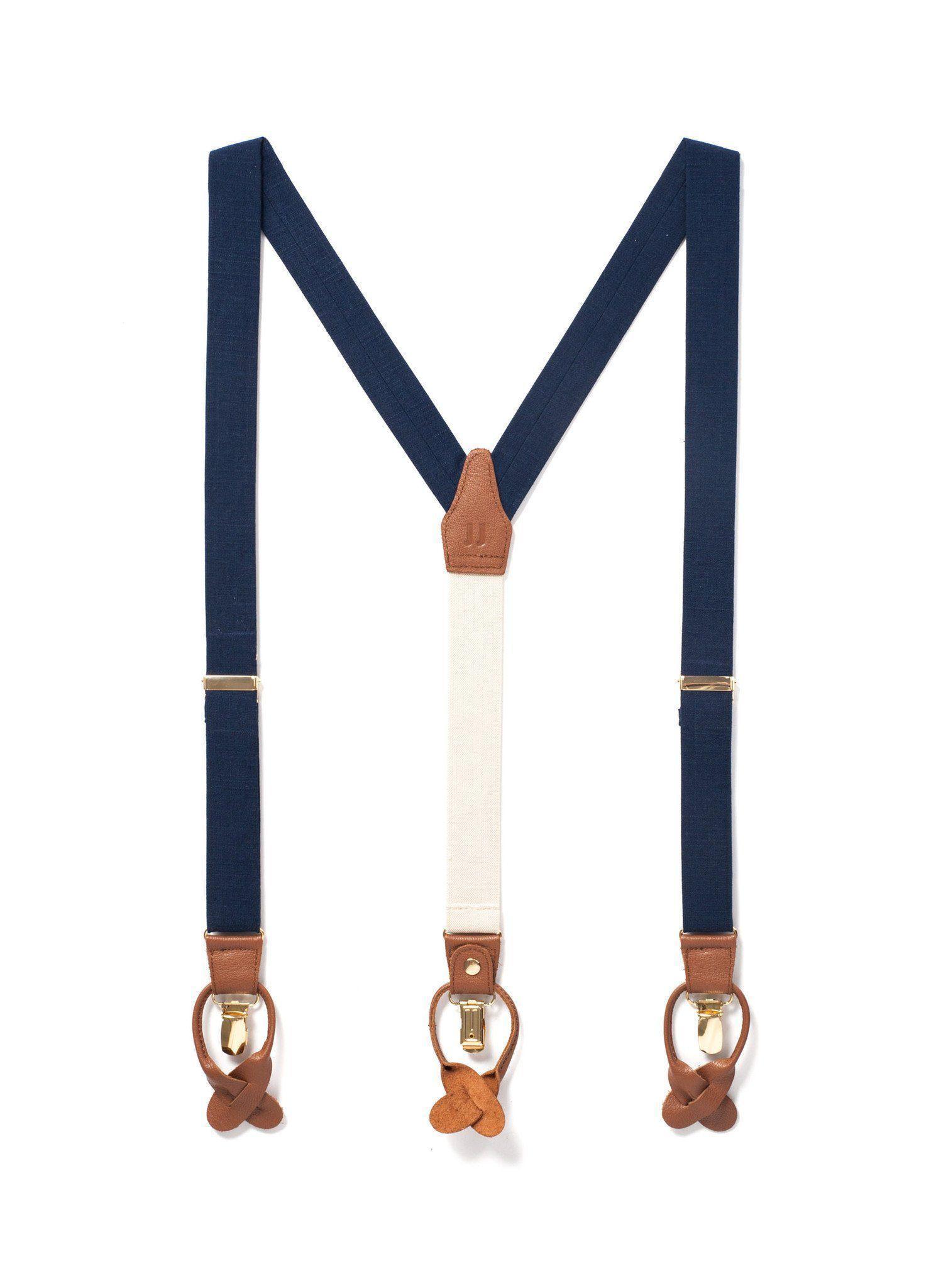 Navy Tides Classic Navy Suspenders Jj Suspenders