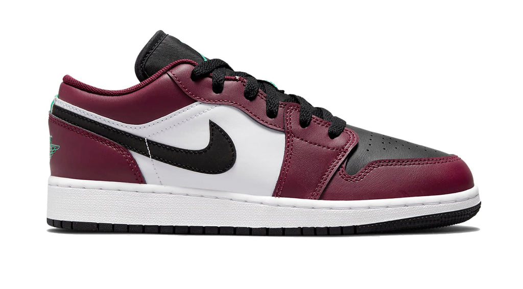 burgundy jordan 1 low