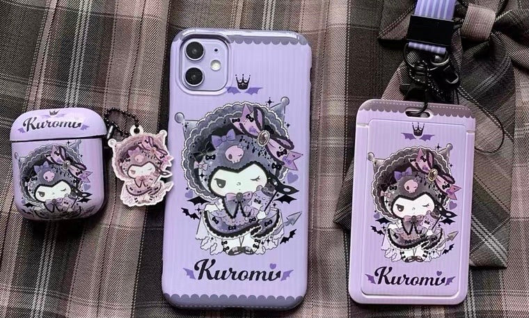 Kuromi purple switch / oled sticker patch decoration accessories