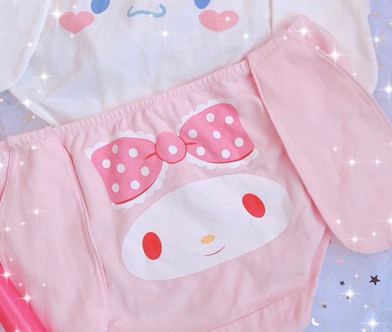 Cinnamorolls My melody panties underwear | EverythingCuteClub