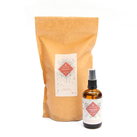 Silvan Skincare bath salts and muscle soak