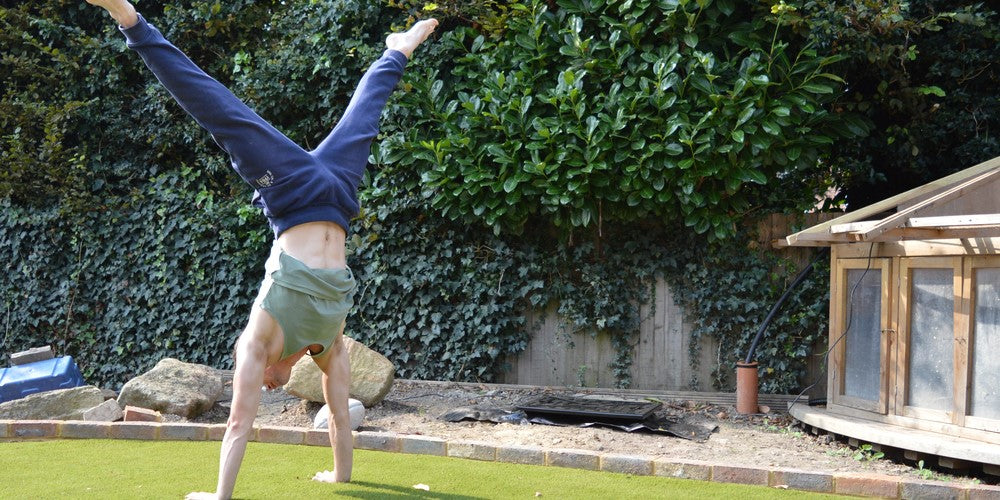 Straddle Handstand