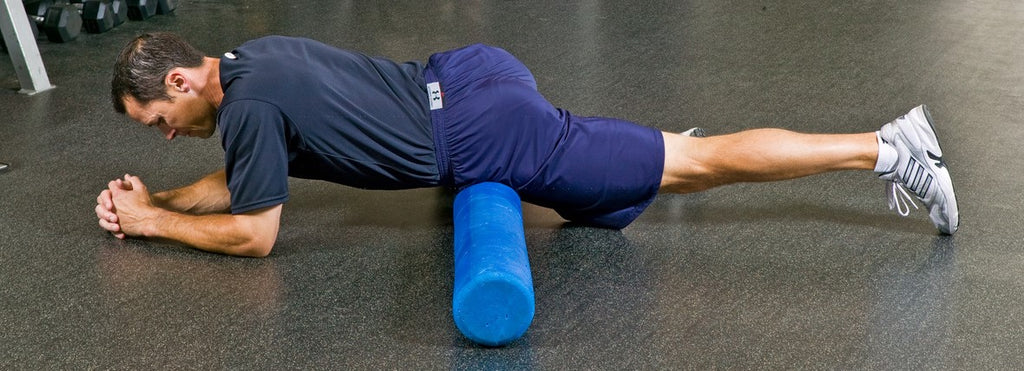 foam roller rouleau auto massage fléchisseur de la hanche