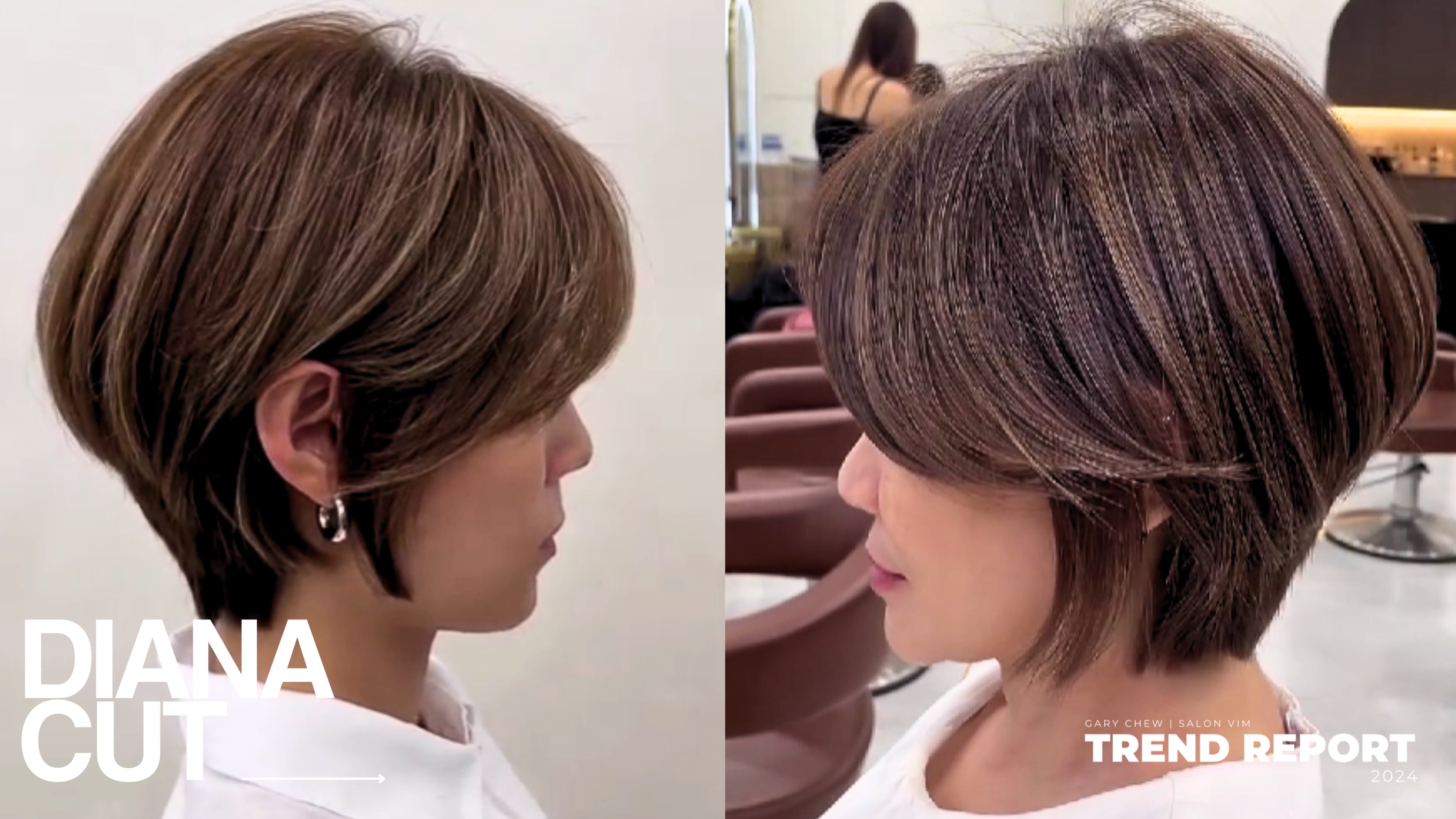 Salon Vim 2024 Hair Trend Report - Diana Cut