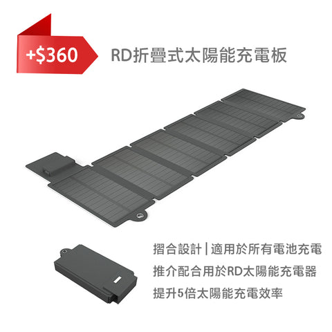 20000mAh RD太陽能充電器 | 折疊式太陽能充電板 - RD Infinity Tech