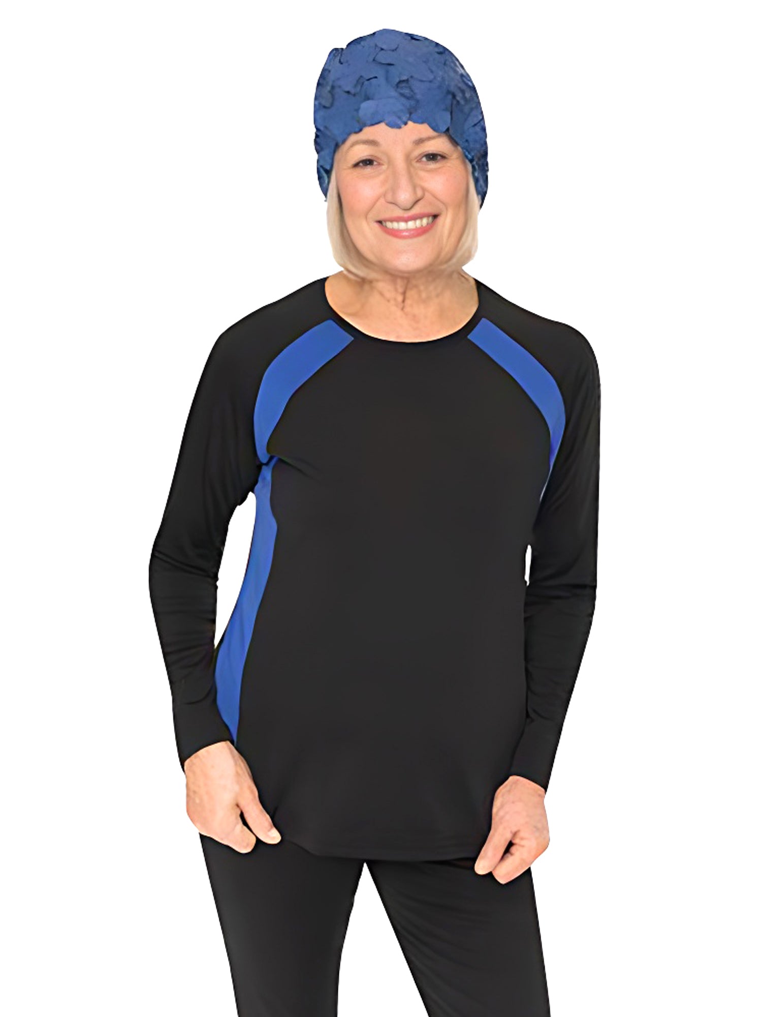 Baseball Babe Inspired 3/4 Sleeve Rash Guard Swim Shirt - HydroChic