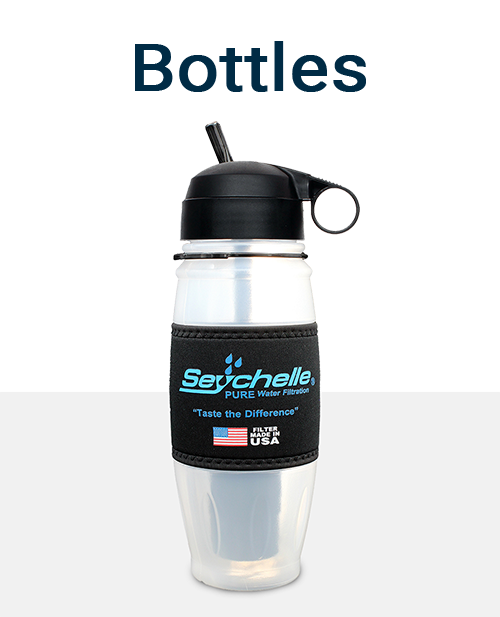 RADIOLOGICAL Water Bottle filters Radiation and Contaminants by Seychelle™