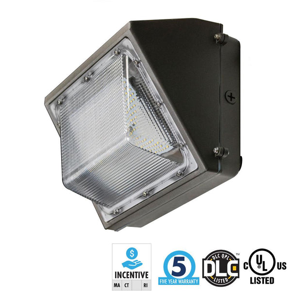 40w - 80w LED Wall Pack Light Fixture Adjustable Cut Off Rotational LED  Arrays 5000K LWPR