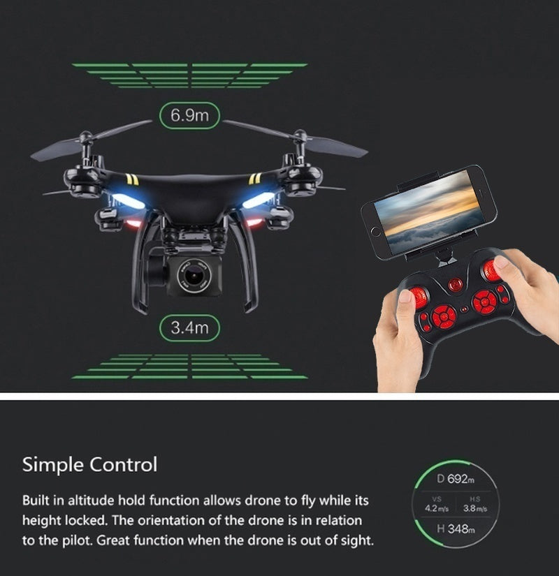 drone wifi hd camera ky101