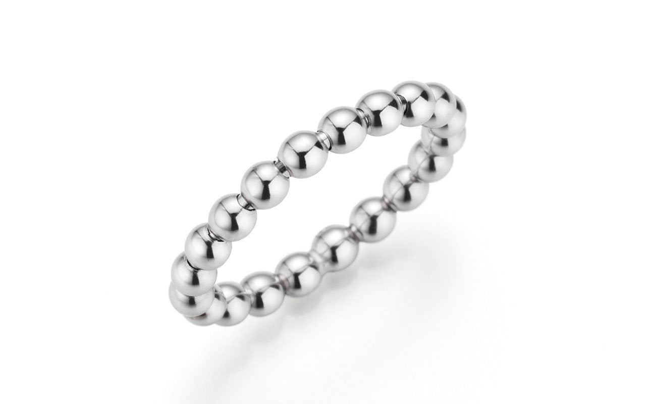 Stretch-Kugelring Flexibel Pure Silver 925 – Silber YDF Gelbvergoldet