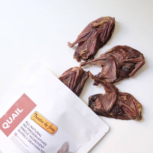 All Natural Dehydrated Quail Dog Chew - image