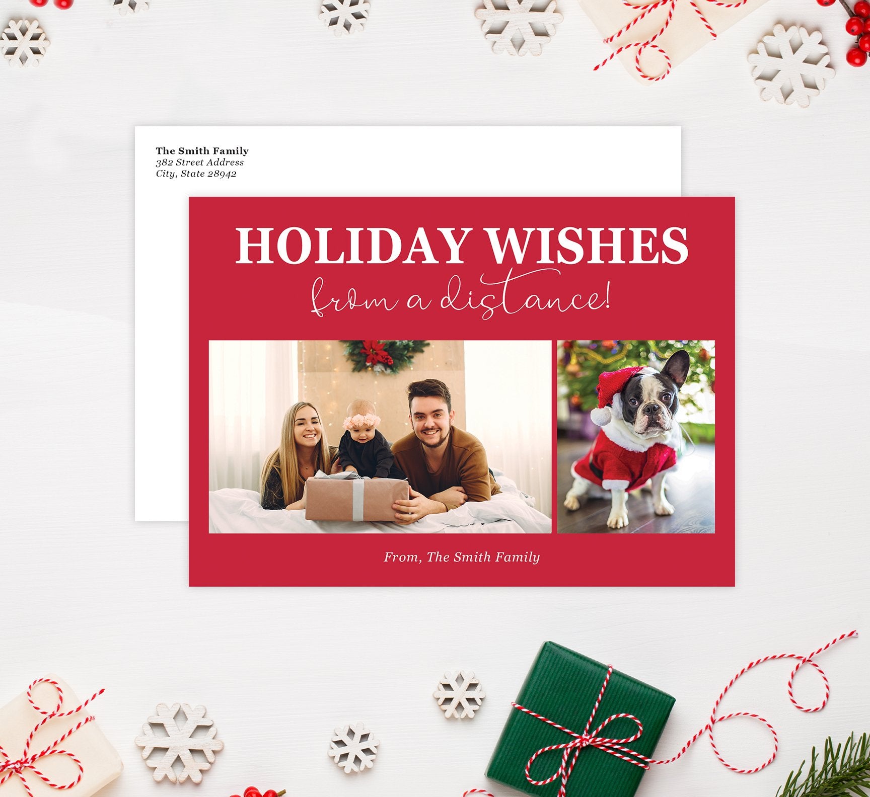 Download Distance Wishes Holiday Card Printing By Penny Lane