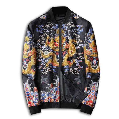 Ancestral Chinese Dragon Bomber Jacket | Dragon Vibe