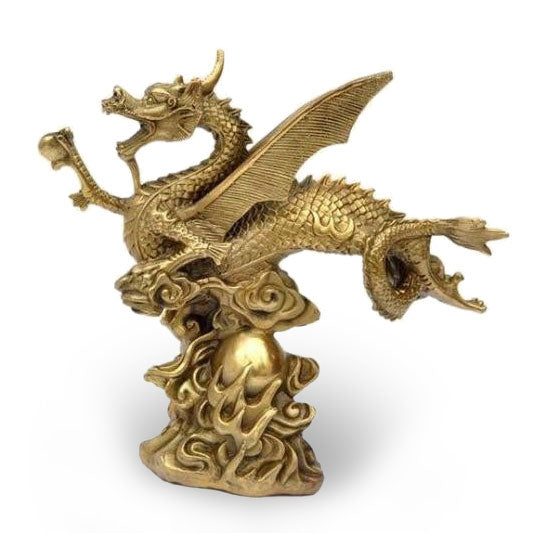 Chinese Flying Dragon Statue | Dragon Vibe